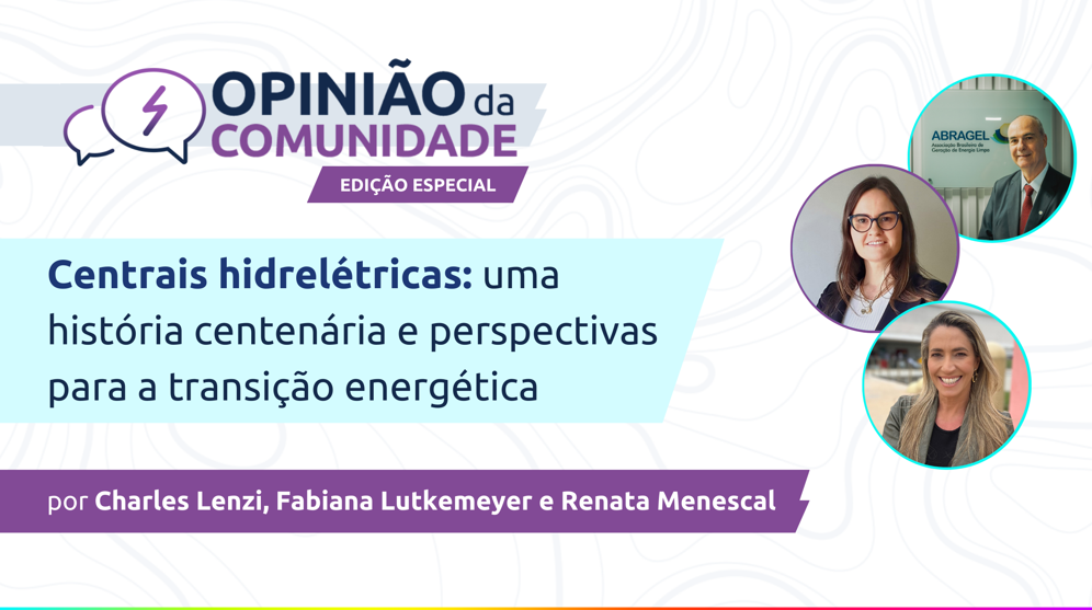 Charles Lenzi, presidente-executivo; Fabiana Lutkemeyer, Regulatório, Técnico e Ambiental; e Renata Menescal, Jurídico e Regulatório, da Abragel