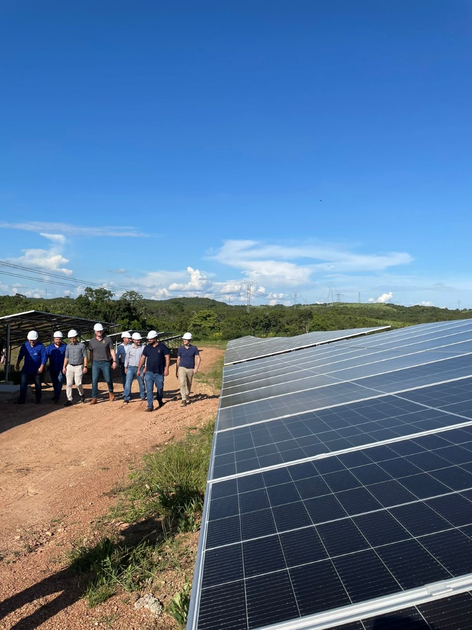 Painel solar/ Divulgação Aegea