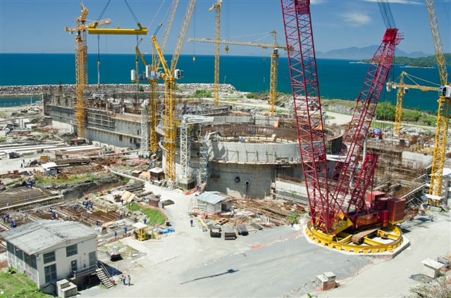 Obras da usina nuclear de Angra 3