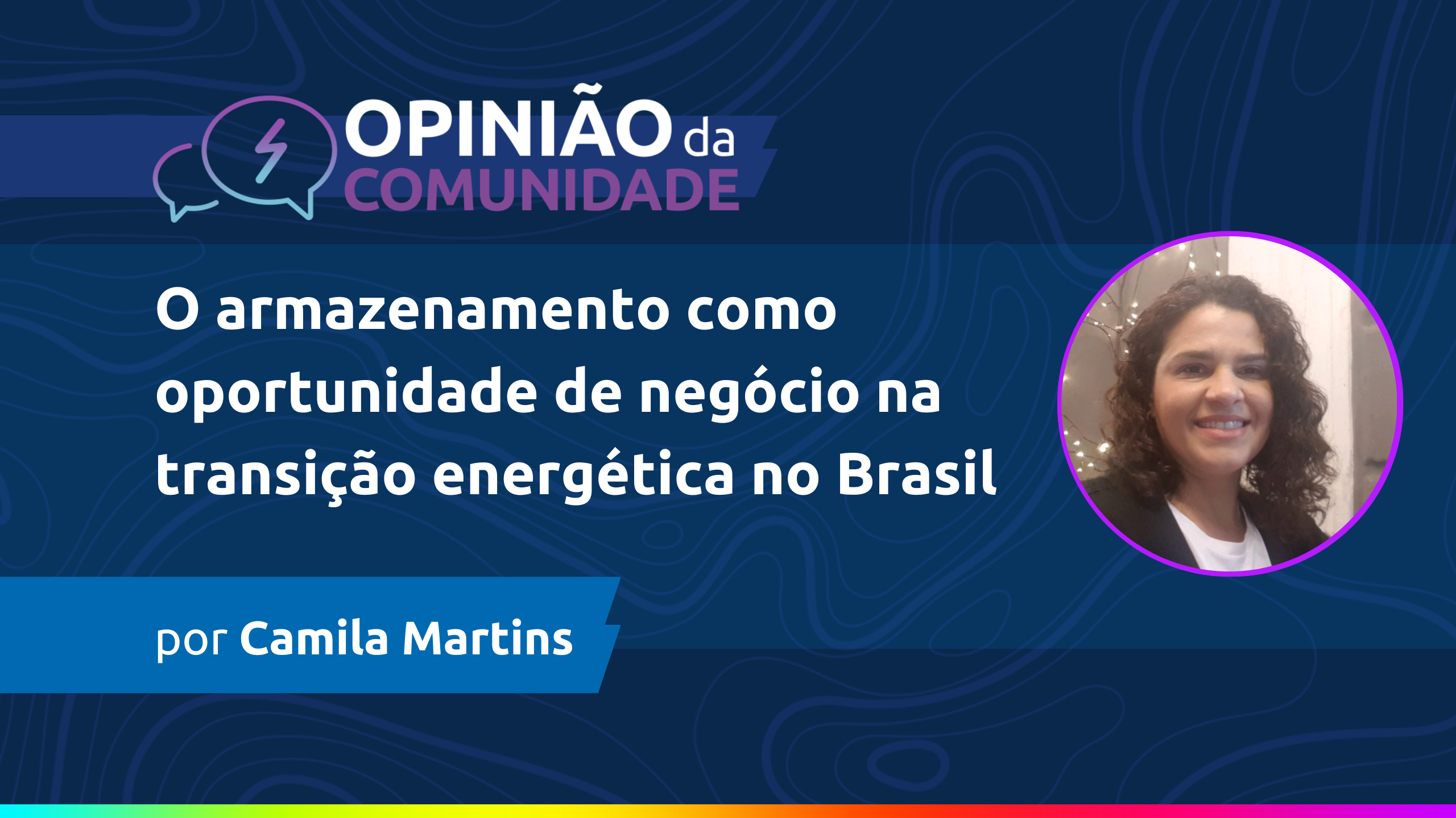 Camila Martins escreve: o armazenamento como oportunidade de negócio na transição energética no Brasil