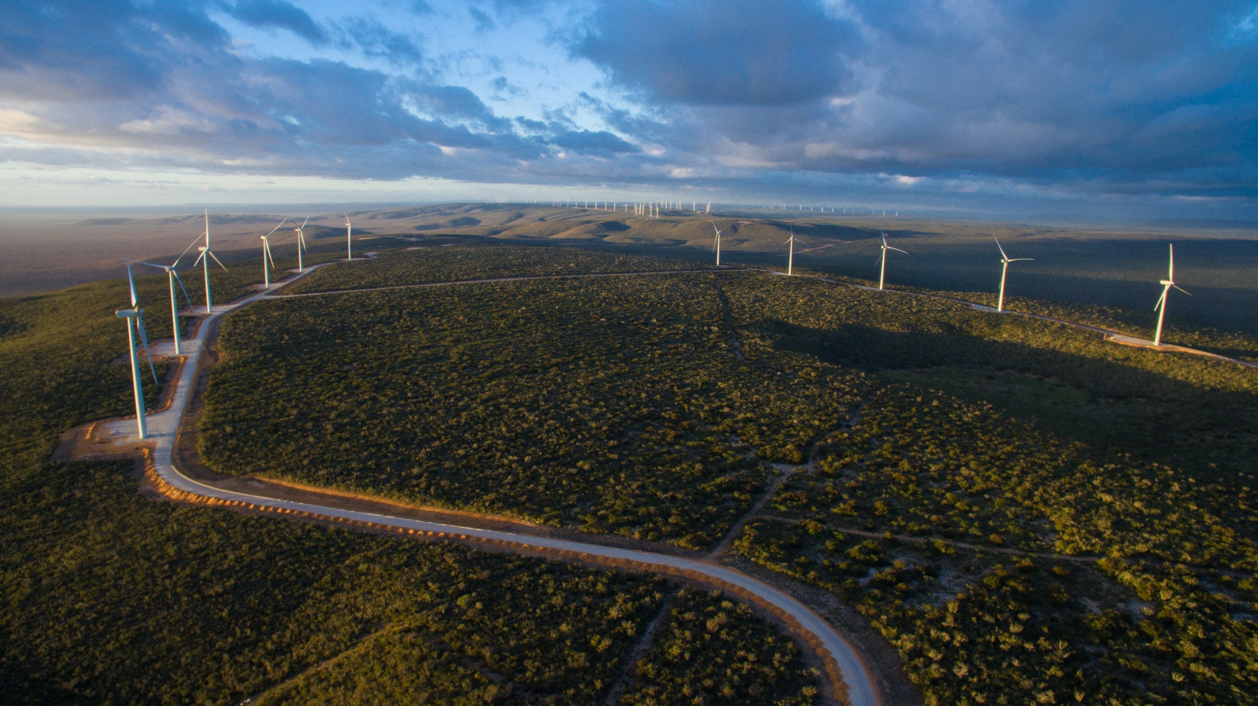 Imagens aéreas do Complexo Eólico Morrinhos da Atlantic Energias Renováveis. Data: 15/07/2015. Local: Morrinhos/BA. Foto: Rafael Gardini/Sergio Andrade/A2img.