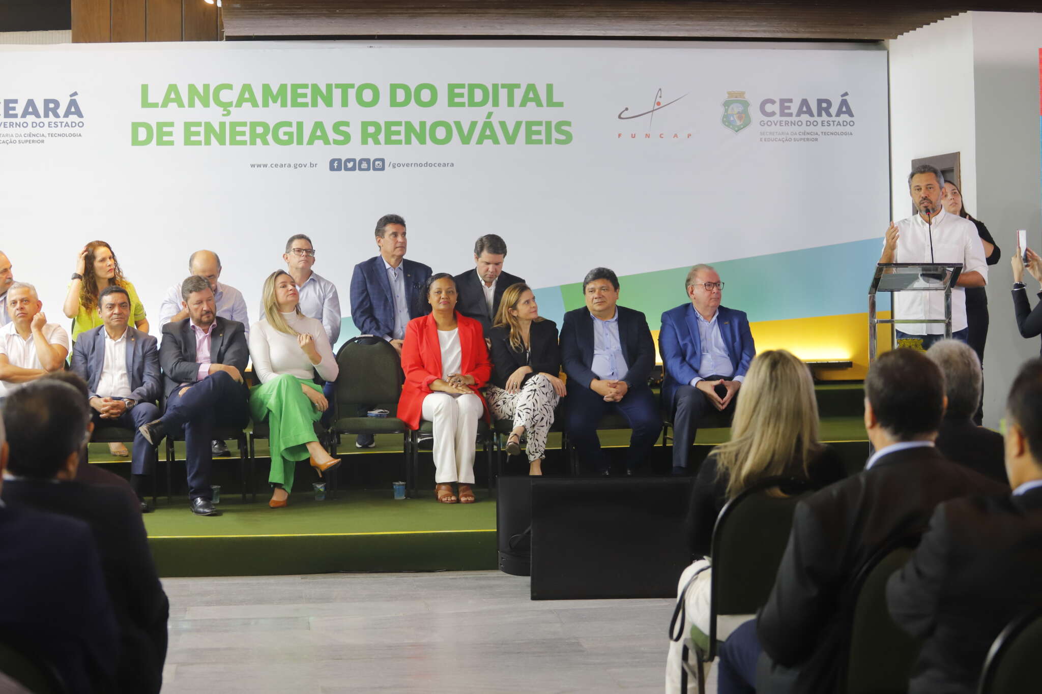 LANCAMENTO DO EDITAL DE ENERGIAS RENOVAVEIS COM O GOVERNADOR ELMANO DO FREITAS, FOTOS HELENE SANTOS/ GOV. DO CEARA