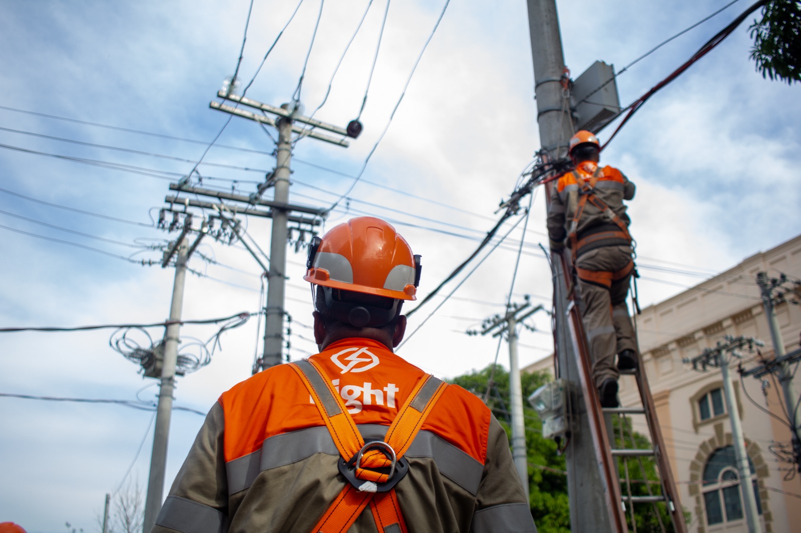 Eletricistas da Light / crédito: divulgação