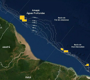 Mapa da Margem Equatorial / Crédito: Petrobras