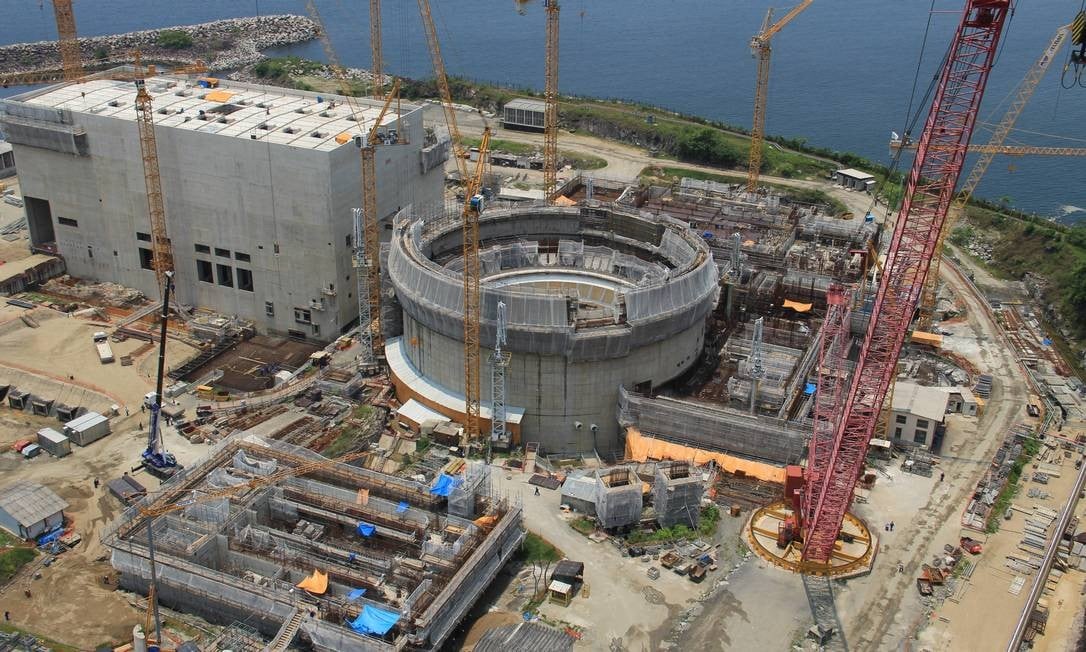 Obras da usina nuclear de Angra 3