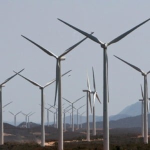 Parque eólico na Bahia. Foto: Divulgação