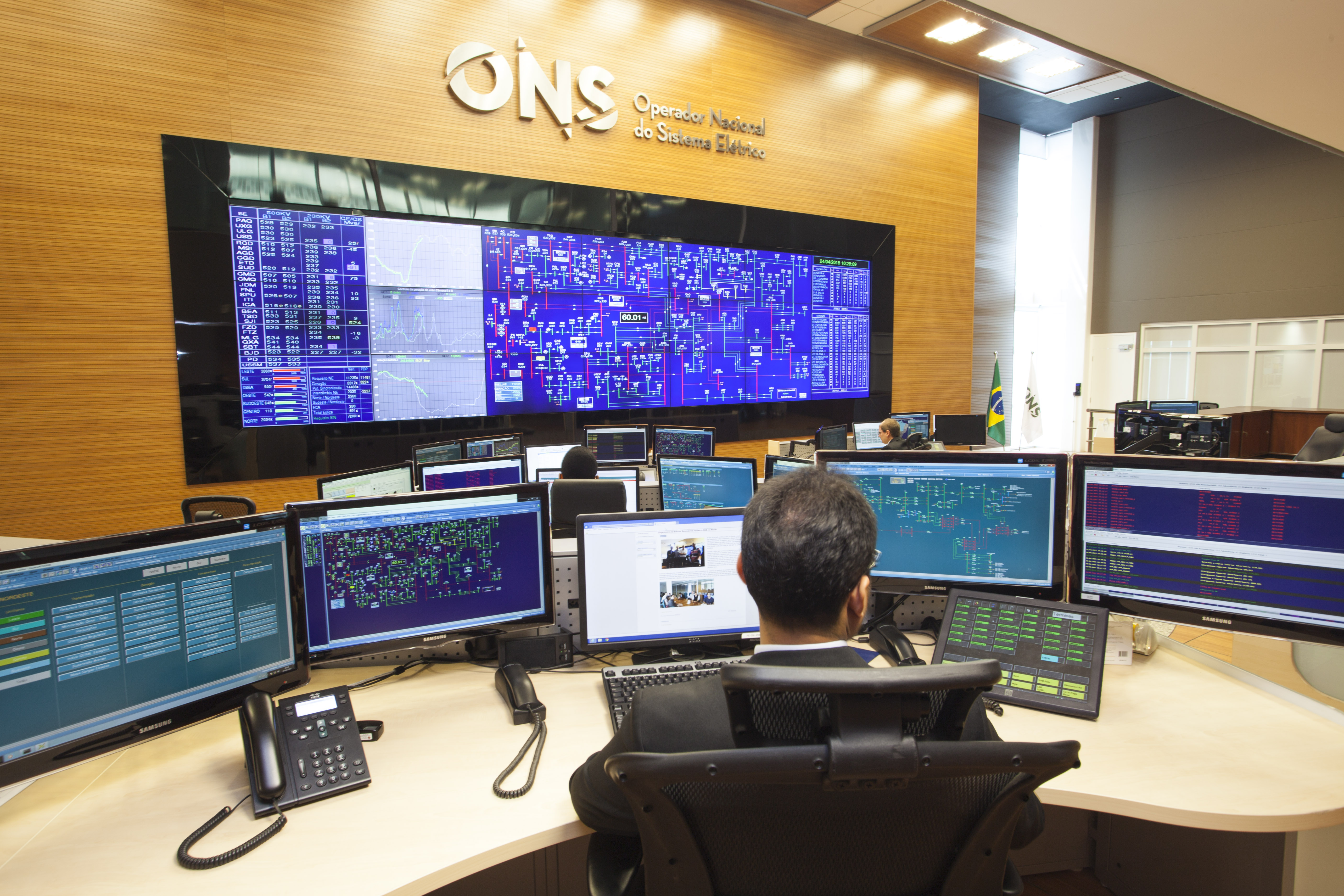 Sala de controle do ONS