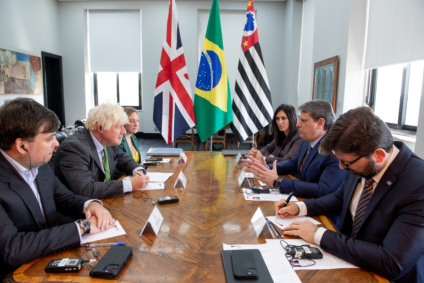 Boris Johnson discute acordos bilaterais e incentivos para o hidrogênio com governo de São Paulo