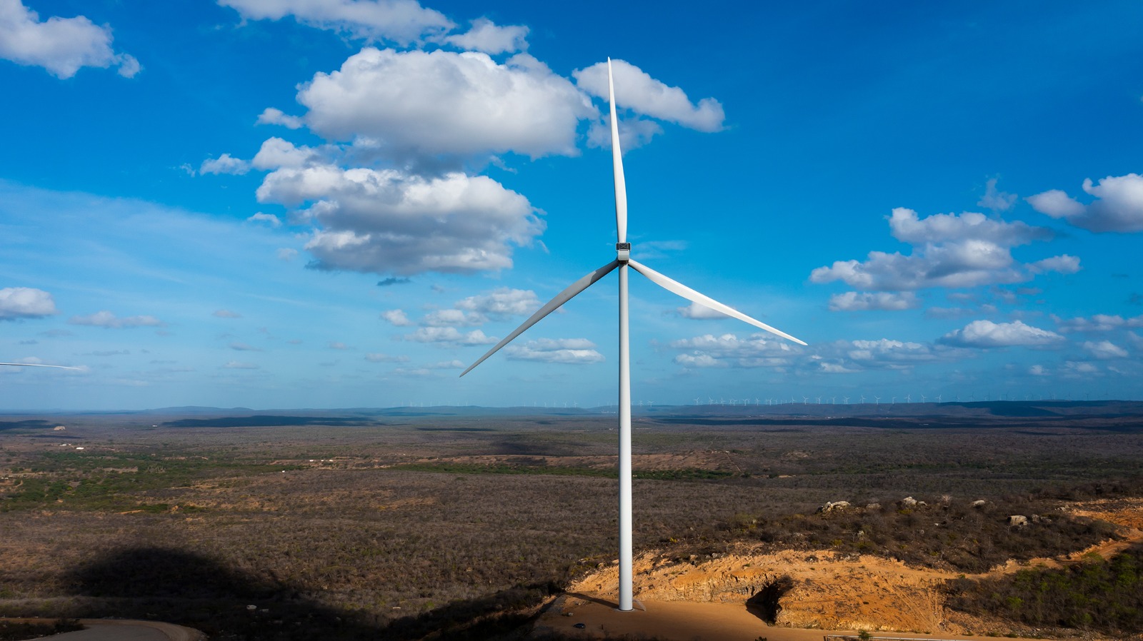 Aerogerador em parque da EDP Renováveis