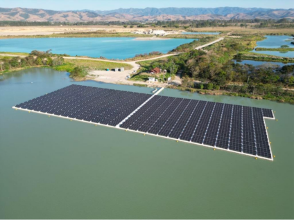 F2B instala solar flutuante em unidade de mineração desativada em SP