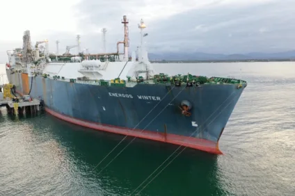 FSRU Energos Winter, que estava no Terminal Gás Sul