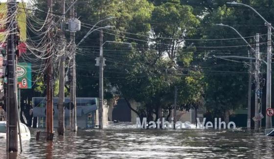 Rede de distribuição de energia no Rio Grande do Sul.