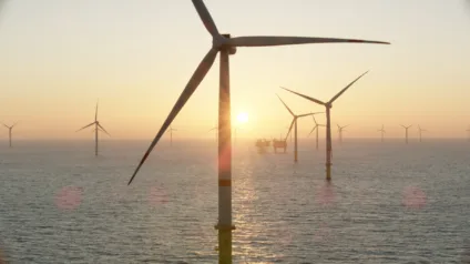 Turbinas eólicas no mar