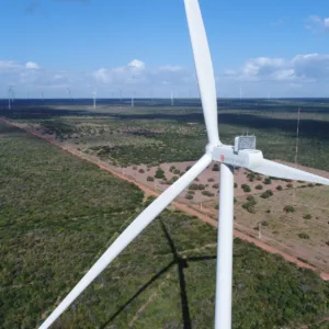 Aerogerador da Echoenergia, braço de geração renovável do grupo Equatorial