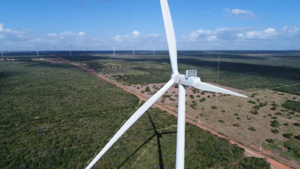 Aerogerador da Echoenergia, braço de geração renovável do grupo Equatorial