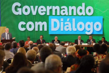 O presidente Luiz Inácio Lula da Silva participa da 3ª Reunião Plenária do Conselho de Desenvolvimento Econômico Social Sustentável (CDESS)