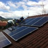 Instalação de painel solar fotovoltaico para microgeração Foto: Solar Grid