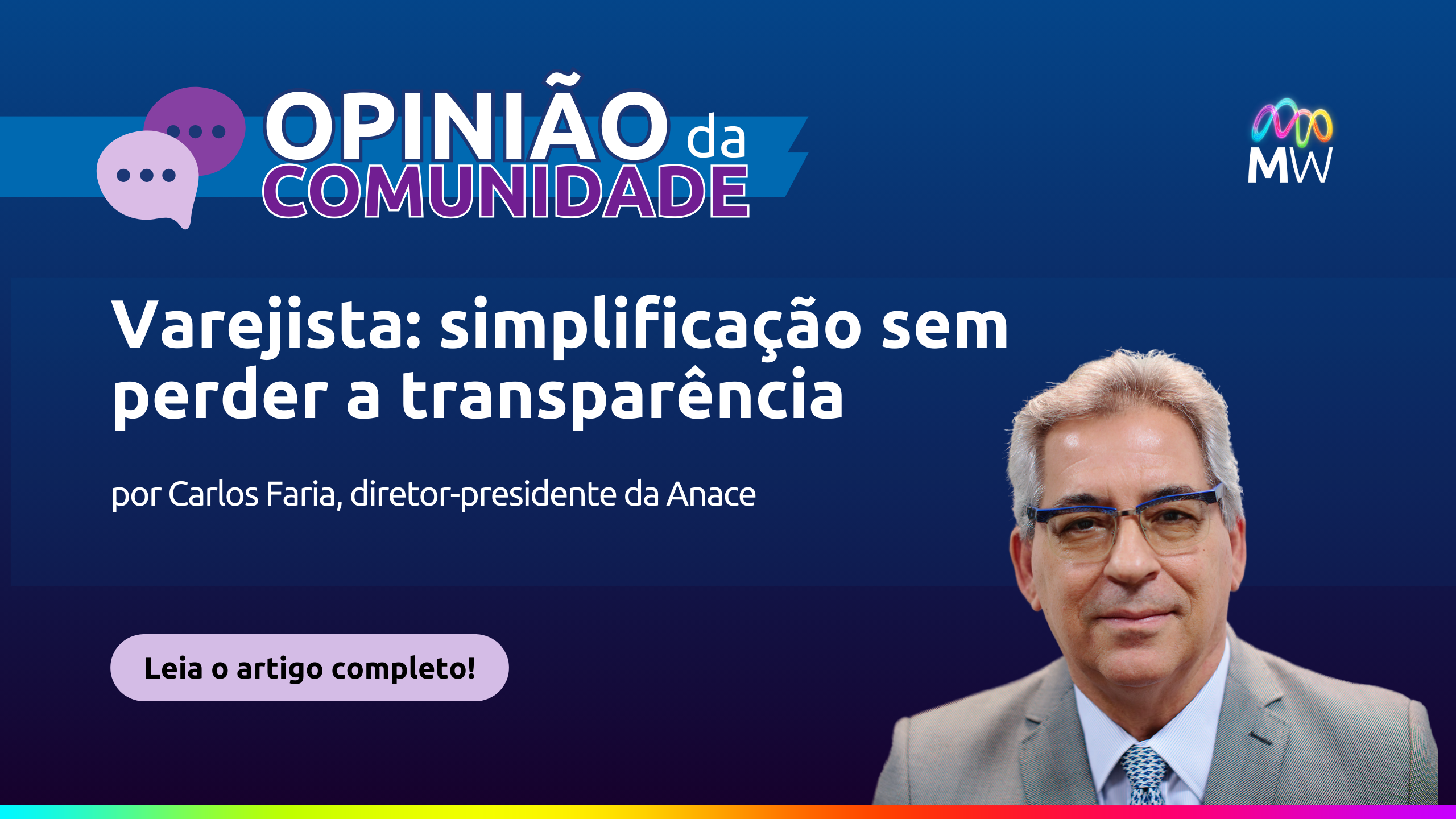 Carlos Faria, diretor-presidente da Anace