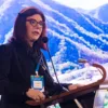 A presidente da Petrobras, Magda Chambriard, no Foro Econômico Bolívia-Brasil / Crédito: Agência Petrobras