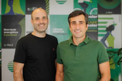 Guillaume Tiret, CFO, e Fabio Carrara, CEO/ Crédito: Solfácil (divulgação)