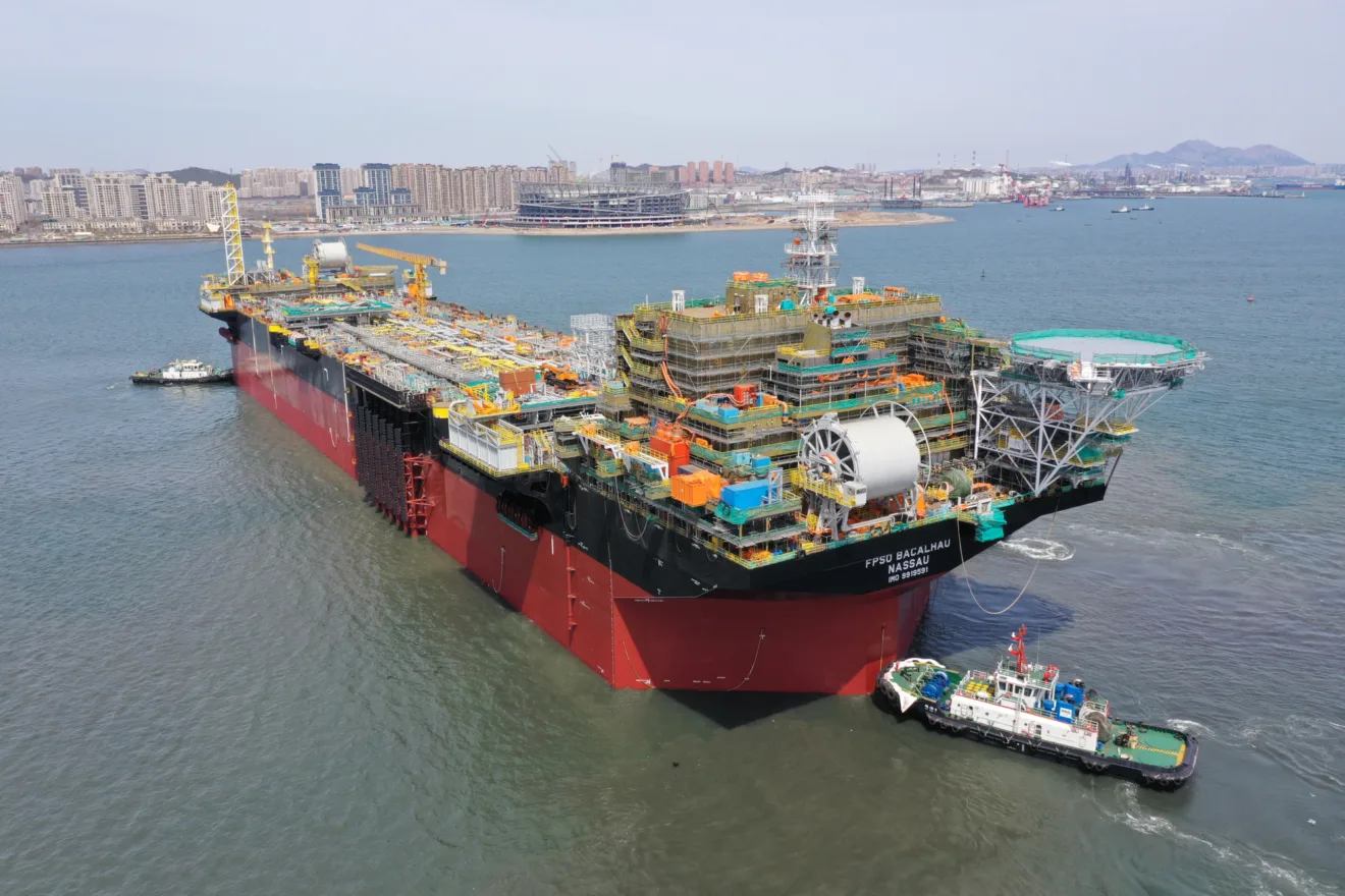 FPSO Bacalhau no estaleiro Dalian na China / Crédito: Equinor