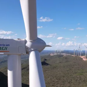 Aerogerador da Pan American Energy na Bahia