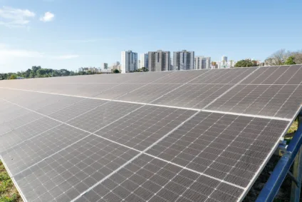 Usina solar fotovoltaica em Águas Claras/Crédito: Lucio Bernardo Jr. - Agência Brasília