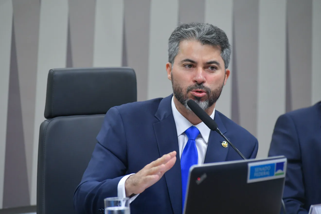 Senador Marcos Rogério defendeu carvão mineral durante sessão da Comissão de Infraestrutura do Senado sobre PL das eólicas offshore.