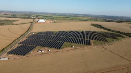 Usina GD Solar. Divulgação RZK Energia