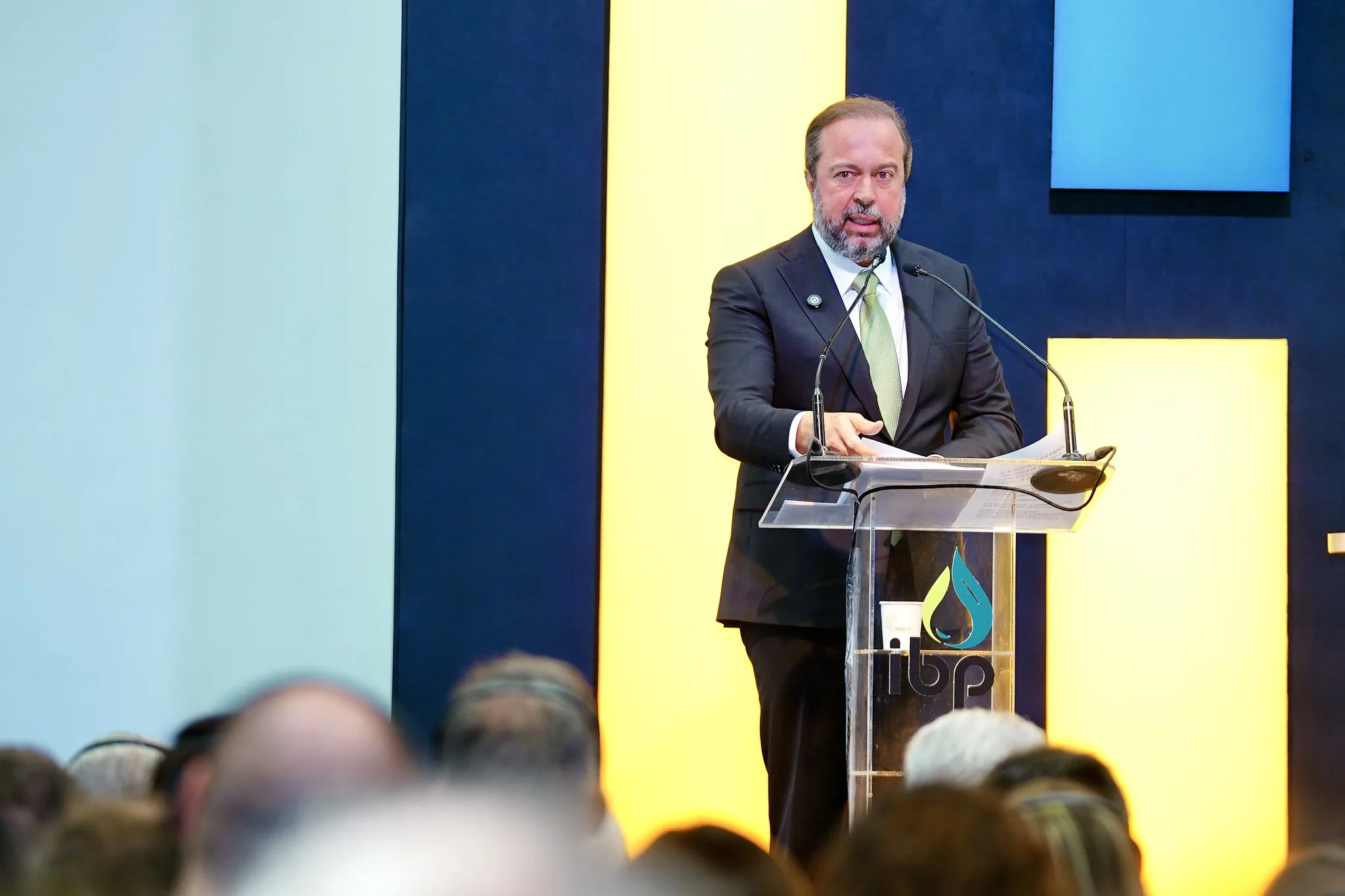 Ministro Alexandre Silveira na cerimônia de abertura da ROG.e