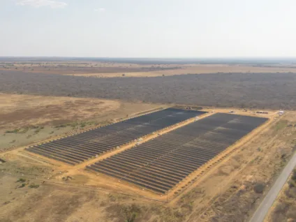 Usina solar da Vivo em Malhada, na Bahia