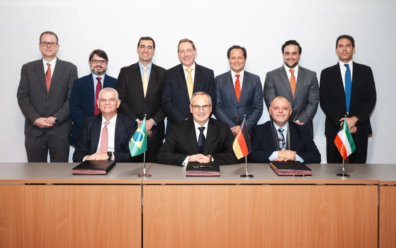 Acordo entre Eletrobras, a estatal alemã Securing Energy for Europe (Sefe) e a EnerTech, do Kuwait.