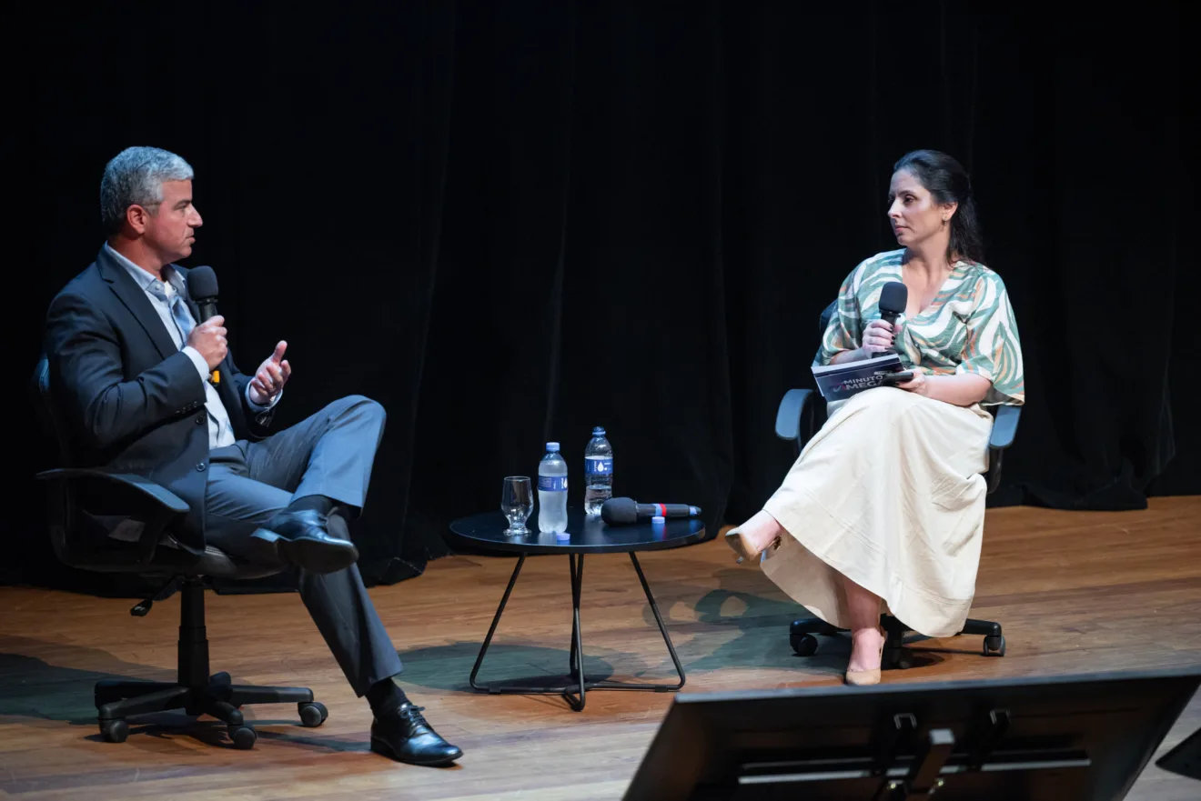 Guilherme Lencastre, presidente Enel São Paulo, no MinutoMega Talks (Divulgação)