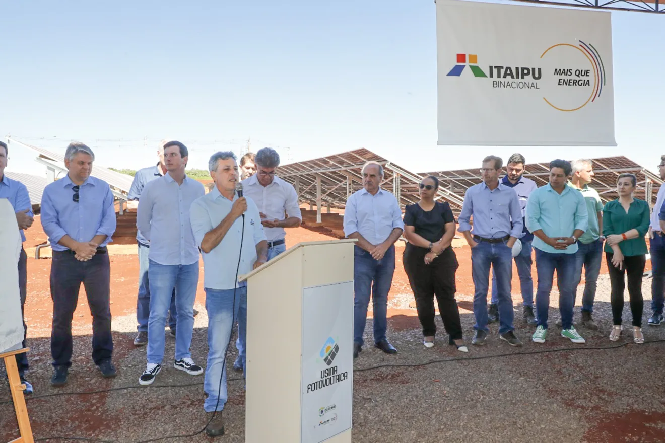 O assistente da Coordenação Adriano Lima dos Santos representou a Itaipu no evento. 