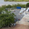 Estação de GNL da NFE em Itaparica, Bahia. Empresa solicitou descomissionamento da planta, que compreende unidade de liquefação de gás natural e uma central de distribuição de GNL