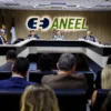 diretoria da Aneel em sala de reunião