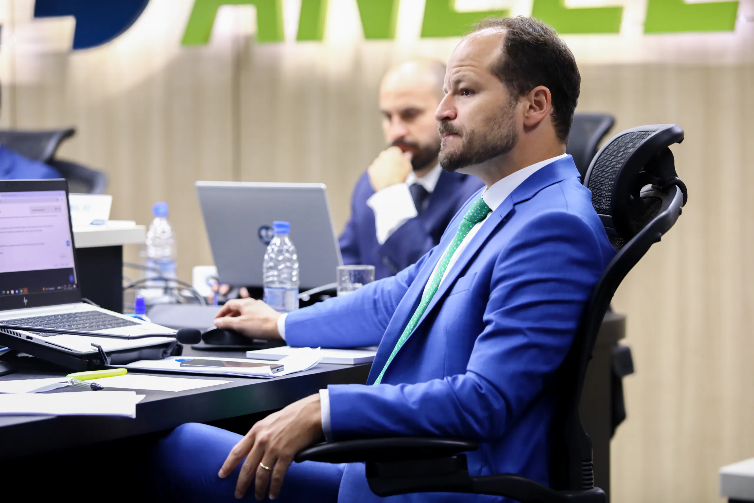 Fernando Mosna, diretor da Aneel, participa da 5ª reunião pública da diretoria em 18 de fevereiro