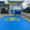 Posto de carregamento de veículos elétricos do Carrefour (Divulgação)