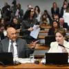 Senadores Confúcio Moura e Tereza Cristina na CMA . Foto de Edilson Rodrigues (Agência Senado)