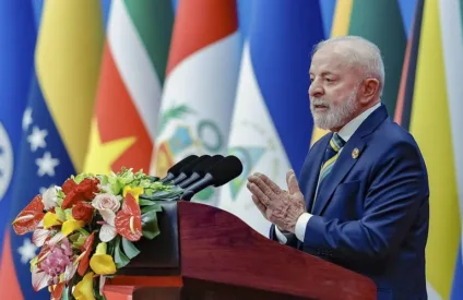 Presidente do Brasil, Luiz INácio Lula da Silva, na China. Crédito Ricardo Stuckert (PR)