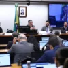 Comissão da Câmara em audiência sobre inversão de fluxo. Foto: Vinicius Loures/Câmara dos Deputados