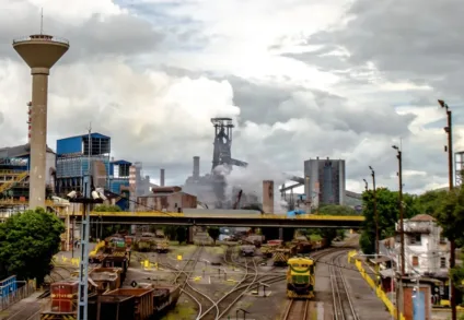 Usina CSN em Volta Redonda. Foto: CSN
