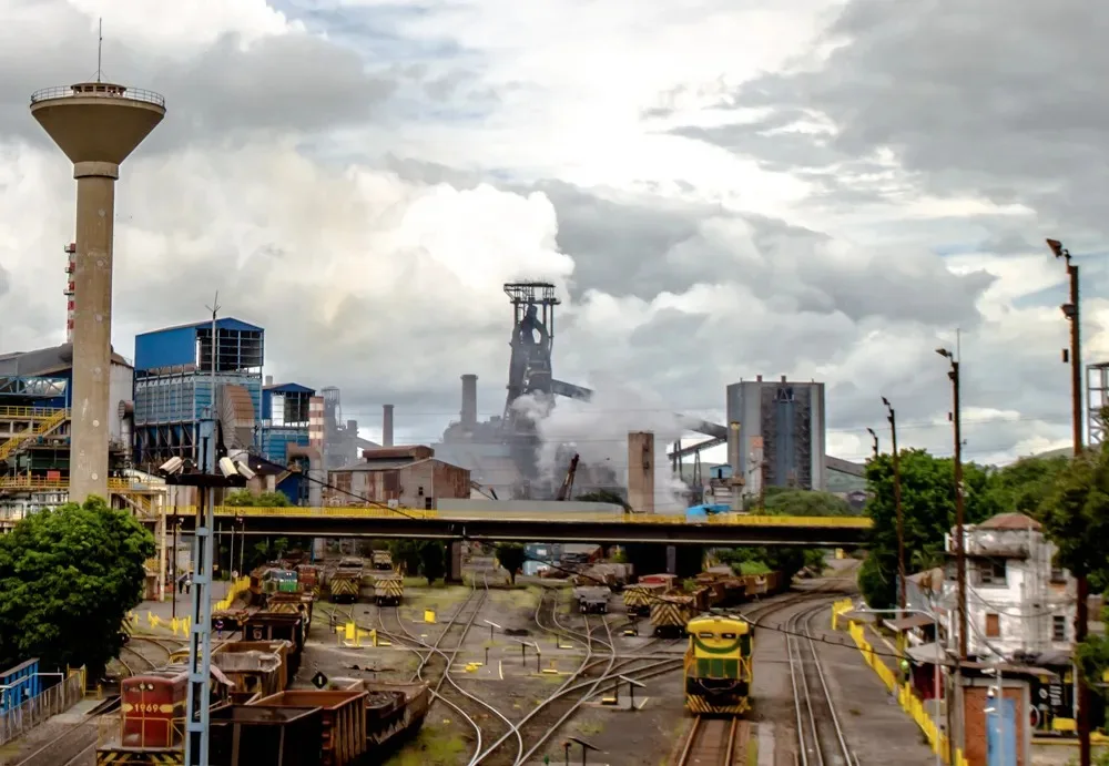 Usina CSN em Volta Redonda. Foto: CSN Usina CSN em Volta Redonda. Foto: CSN