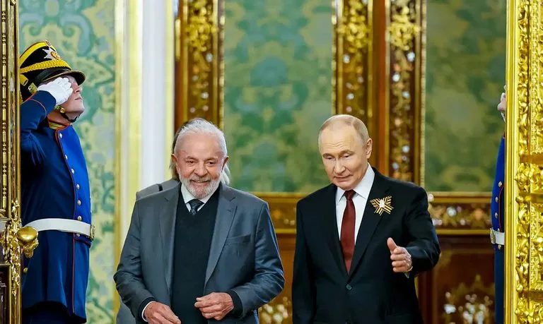 Presidente do Brasil, Luiz Inácio Lula da Silva, e da Rússia, Vladimir Putin Crédito Ricardo Stuckert PR Presidente do Brasil, Luiz Inácio Lula da Silva, e da Rússia, Vladimir Putin Crédito Ricardo Stuckert PR