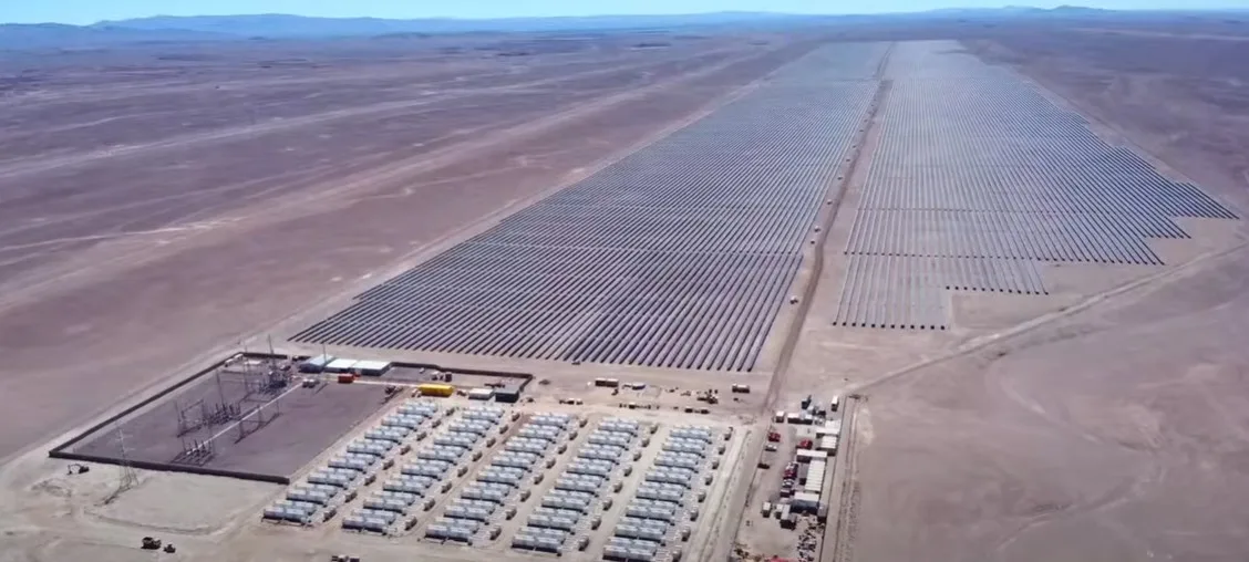 BESS del Desierto, projeto da Atlas Renewable Energy no Chile. Foto: MegaWhat