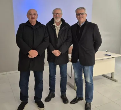 Marcos Madureira, Mário Menel e Rodrigo Ferreira