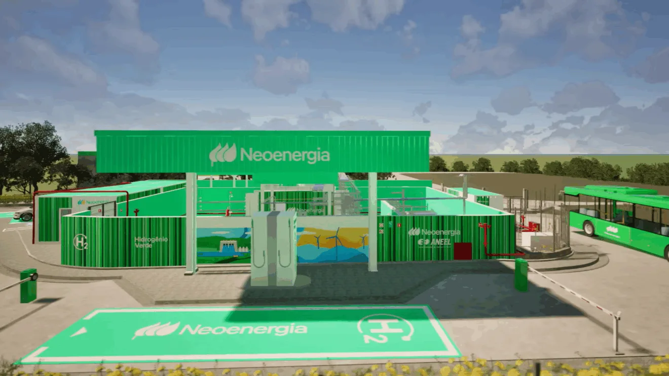 Projeto de estação de hidrogênio verde para abastecimento de veículos da Neoenergia