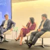 Edvaldo Risso, Marisete Pereira e Gentil Nogueira durante o Aquecimento do MinutoMega Talks