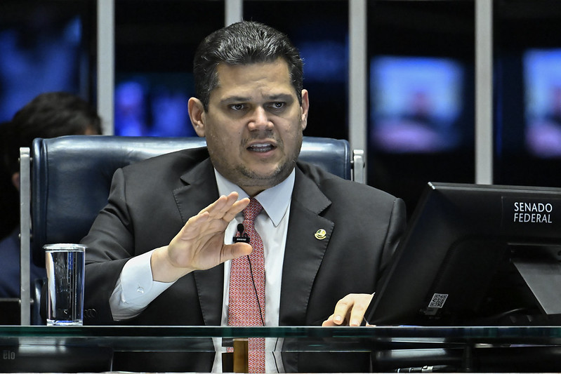 Presidente do Senado, Davi Alcolumbre. Crédito Andressa Anholete (Agência Senado)