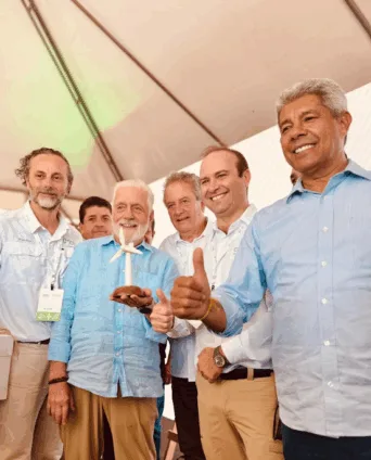 Enel inaugura eólica Pedra Pintada